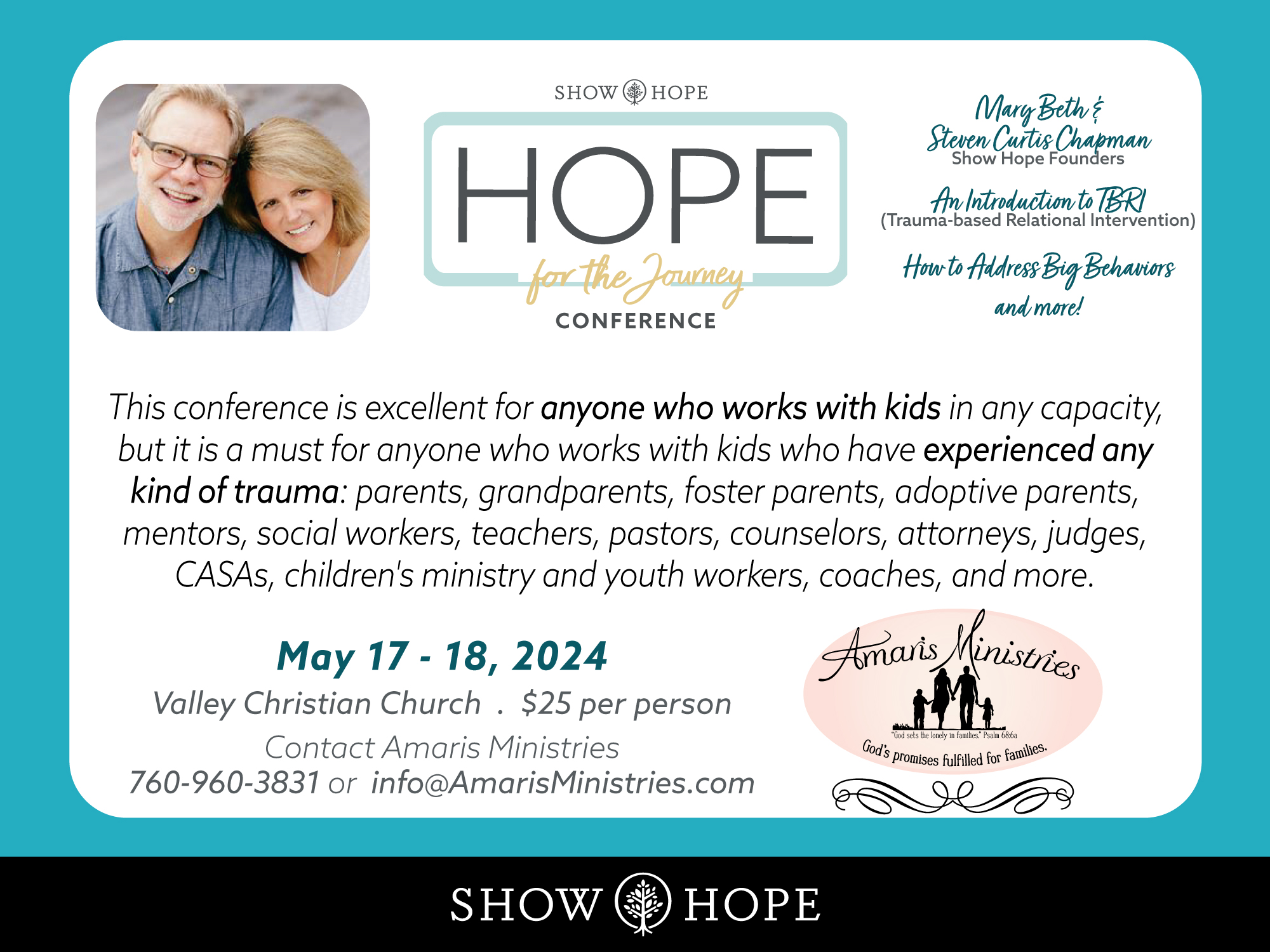 Hope for the Journey Conference 2024 | May 17-18